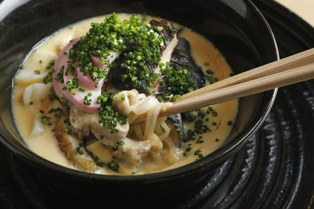 京都『祇園にしむら』の茶碗蒸しうどん