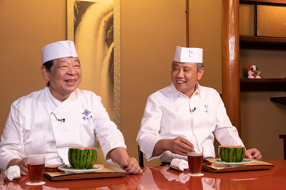 『菊乃井』村田吉弘さんと『衹園さゝ木』佐々木 浩さん