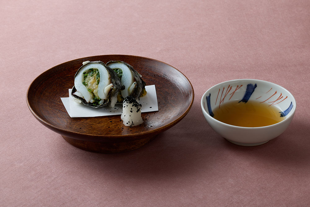 上野修三さん作・巻針烏賊白扇揚